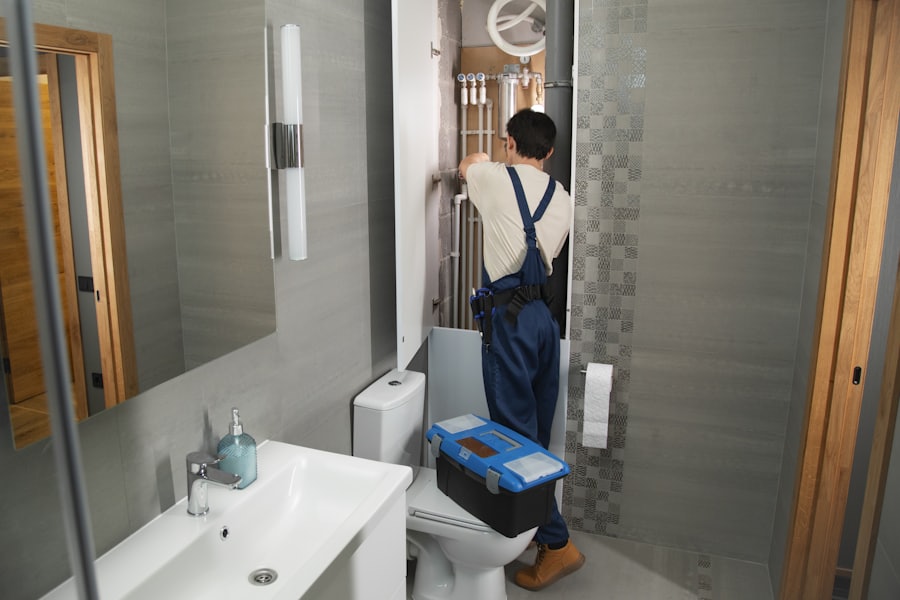 Nkosi Plumbing Services plumber at work